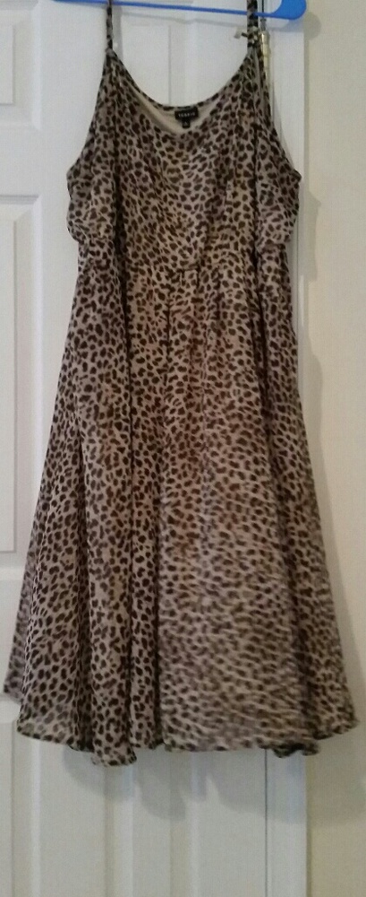 Cheetah print dress